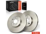 Frankberg 2X Dischi Freno Asse Anteriore Per Toyota Avensis Station Wagon Notchback T25 2003-2008