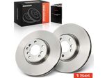 Frankberg 2X Dischi Freno Asse Anteriore Per Bmw X3 E83 X5 E53 3.0L 2.9L 4.4L 2000-2010