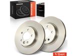 Frankberg 2X Dischi Freno Asse Anteriore Per Land Rover Discovery Iii Van Iv Range Sport 2004-2018