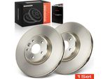 Frankberg 2X Dischi Freno Asse Anteriore Per Ford Focus Ii Volvo C70 Cabriolet S40 V40 Cross Country Hatchback V50