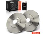 Frankberg 2X Dischi Freno Asse Anteriore Per Honda Accord Vii Tourer 2.0L 2.2L 2.4L 2003-2008
