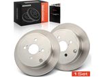 Frankberg 2X Dischi Freno Asse Posteriore Per Toyota Corolla Estate Notchback Verso Yaris 1999-2008