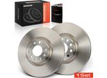Frankberg 2X Dischi Freno Asse Anteriore Per Audi A6 Avant 4B2 4B4 4B5 4B6 4.2L 1998-2005
