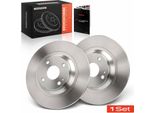 Frankberg 2X Dischi Freno Asse Posteriore Per Mazda MX-5 Ii Nb 1.6L 1.8L 2000-2005