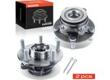Frankberg 2X Mozzo Ruota Set Di Cuscinetti Asse Anteriore Entrambi I Lati Per Nissan Juke Leaf Qashqai +2 I X-Trail Renault Koleos