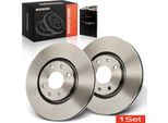 Frankberg 2X Dischi Freno Asse Anteriore Per Opel Corsa F Crossland X Peugeot 1007 2008 206 Anno Dal 1998