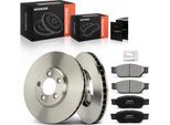 Frankberg 2X Dischi Freno 4X Pastiglie Freno Asse Anteriore Per Jaguar S-Type X200 2.5L 2.7L 3.0L 4.0L 4.2L 1999-2007