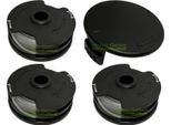 3 X Bobina + Cappuccio Per Decespugliatore Parkside Prta 20-Li A1 B1 B2 C3 TLP-01