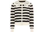 Cardigan Naemi Da Donna - Bianco Nero, Xs/S