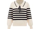 Maglia Da Donna Naemi - Lana Bianco Nero, Xs/S