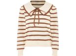 Naemi Maglia Da Donna - Marrone Bianco, Xs/S