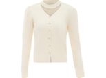 Cardigan Da Donna Naemi - Lana Bianca, Xs/S