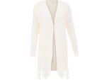 Cardigan Da Donna - Lana Bianca, Xs/S