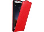 Custodia Cadorabo Per Zte Axon 7 Custodia Protettiva In Rosso Custodia Flip Per Telefono Cellulare Custodia Cover