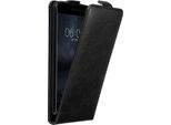 Cadorabo Cover Per Nokia 6 2017 Cover Protettiva In Nero Flip Case Custodia Per Telefono Cellulare Cover