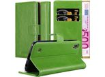 Cadorabo Cover Per Lg X Power Cover Protettiva In Verde Cover Per Cellulare Cover Libro Custodia