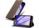 Cadorabo Cover Per Samsung Galaxy Note 1 Cover Protettiva In Marrone Custodia Per Cellulare Cover Chiusura Magnetica