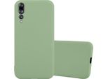 Custodia Cadorabo Per Huawei P20 Pro / P20 Plus Custodia Protettiva In Verde Custodia Per Cellulare Tpu Custodia In Silicone Cover