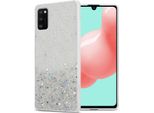 Cadorabo Cover Per Samsung Galaxy A41 Cover Protettiva In Tpu Trasparente Custodia Per Telefono Cellulare Cover Glitter Cover Glitter
