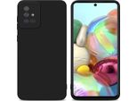 Cadorabo Cover Per Samsung Galaxy A71 4G Cover Protettiva In Silicone Tpu Nero Custodia Per Telefono Cellulare
