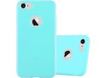 Custodia Cadorabo Per Apple Iphone 7 / 7S / 8 / Se 2020 Custodia Protettiva In Blu Custodia Del Telefono Cellulare Custodia In Silicone Tpu Copertura
