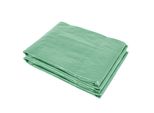 Outsunny Copertura Sostitutiva Della Serra A Tunnel, 9 M², Dimensioni Della Copertura 3 L X 3 L X 2 H M, Pe, Resistente Ai Raggi Uv, Impermeabile, 6 Finestre + Porta Avvolgibile Con Cerniera, Verde