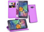 Cadorabo Custodia Per Samsung Galaxy A7 2015 Custodia Protettiva In Viola Cellulare Custodia Cover Chiusura Magnetica