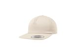 Flexfit 6502 | Unstructured 5-Panel Snapback / Chiusura A Scatto - Colore: Khaki - Taglia: Unica