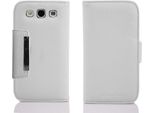 Cadorabo Custodia Per Samsung Galaxy S3 / S3 Neo Custodia Protettiva In Bianco Custodia Per Cellulare Custodia Cover Magnetica