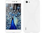 Cadorabo Custodia Per Telefono Cellulare Per Honor 6 Plus In Bianco Cover Tpu Silicone Back Cover Case