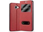Cadorabo Custodia Protettiva Per Samsung Galaxy A5 2016 Custodia In Rosso Custodia Del Telefono Cellulare Custodia A Libro Cover Case