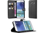 Cadorabo Cover Per Samsung Galaxy A8 2015 Cover Protettiva In Nero Custodia Per Telefono Cellulare Cover Chiusura Magnetica