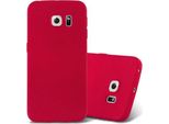 Cadorabo Custodia Protettiva Per Samsung Galaxy S6 Edge In Rosso Custodia Del Telefono Cellulare Tpu Etui Cover Case