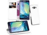 Cadorabo Cover Per Samsung Galaxy A3 2015 Cover Protettiva In Bianco Custodia Per Telefono Cellulare Cover Chiusura Magnetica