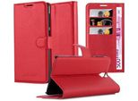Cadorabo Custodia Per Htc One E9 Plus Custodia Protettiva In Rosso Custodia Per Cellulare Custodia Cover Chiusura Magnetica