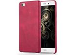 Cadorabo Custodia Protettiva Per Huawei P8 Lite 2015 Cover In Rosso Custodia Rigida Cover Telefono Cellulare Custodia In Ecopelle