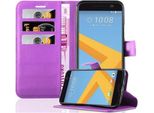Custodia Cadorabo Per Htc One M10 Custodia Protettiva Viola Per Telefono Cellulare Custodia Cover Chiusura Magnetica