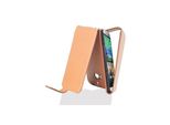 Cadorabo Custodia Protettiva Per Htc One M8 Custodia In Marrone Flip Case Custodia Del Telefono Cellulare Copertura In Similcuoio