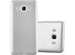 Cadorabo Cover Per Samsung Galaxy J5 2016 Cover Protettiva In Argento Custodia Rigida Per Telefono Cellulare Cover Case