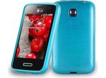 Cadorabo Cover Per Lg L3 Ii (2Nd Sim) Cover Protettiva In Turchese Cover Protettiva Cover In Silicone Tpu Cover