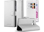 Cadorabo Cover Per Htc One M8 Mini Cover Protettiva In Bianco Custodia Per Cellulare Cover Chiusura Magnetica
