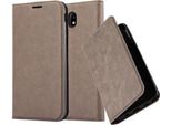 Cadorabo Cover Per Samsung Galaxy J3 2017 Cover Protettiva In Marrone Custodia Per Telefono Cellulare Cover Chiusura Magnetica