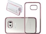 Custodia Cadorabo Per Samsung Galaxy S6 Edge In Rosa Custodia Protettiva Per Telefono Cellulare Custodia In Silicone Tpu