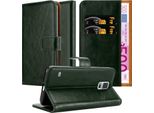 Cadorabo Cover Per Samsung Galaxy S5 / S5 Neo Cover Protettiva In Verde Cellulare Cover Libro Custodia Custodia Lusso
