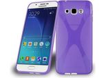 Cadorabo Custodia Del Telefono Cellulare Per Samsung Galaxy A8 2015 In Viola Coprire Tpu Silicone Back Cover Case
