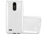 Cadorabo Custodia Protettiva Per Lg K4 2017 Cover In Argento Custodia Del Telefono Cellulare Tpu Custodia In Silicone Custodia Cover