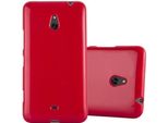 Cadorabo Custodia Protettiva Per Nokia Lumia 1320 In Tpu Rosso Custodia Cover