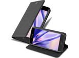 Cadorabo Cover Per Lg K8 2017 Cover Protettiva In Nero Custodia Per Cellulare Cover Chiusura Magnetica