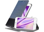 Cadorabo Custodia Per Apple Iphone 6 Plus / 6S Plus Custodia Protettiva In Blu Custodia Per Cellulare Etui Book Case Cover