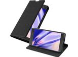 Cadorabo Custodia Per Sony Xperia Xa Ultra Cover Protettiva In Nero Custodia Per Cellulare Cover Chiusura Magnetica